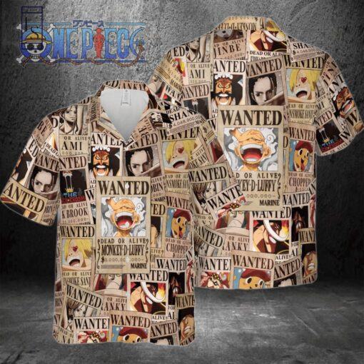 [Hot trend] Wanted Characters One Piece hot Hawaiian shirt p1