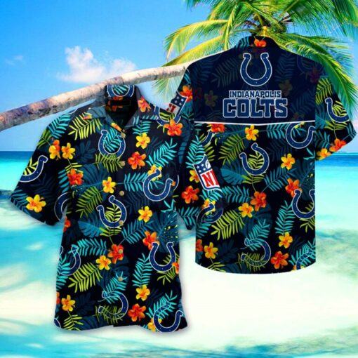 INDIANAPOLIS COLTS NFL HAWAIIAN SHIRT & SHORT 3D FOR FANS