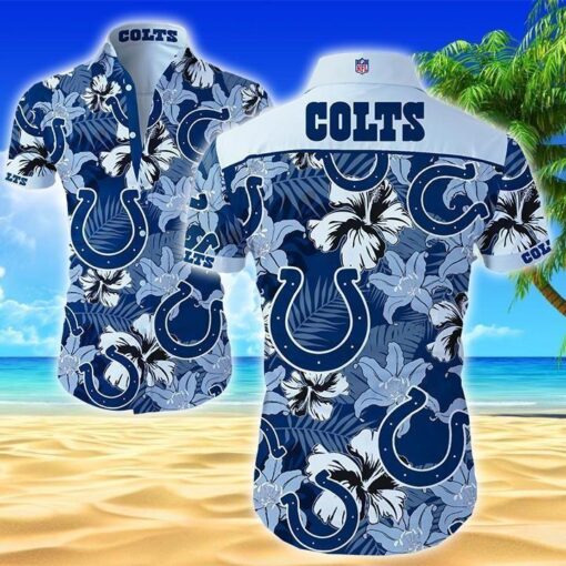 Indianapolis Colts Hawaiian Shirt For Fans aHq