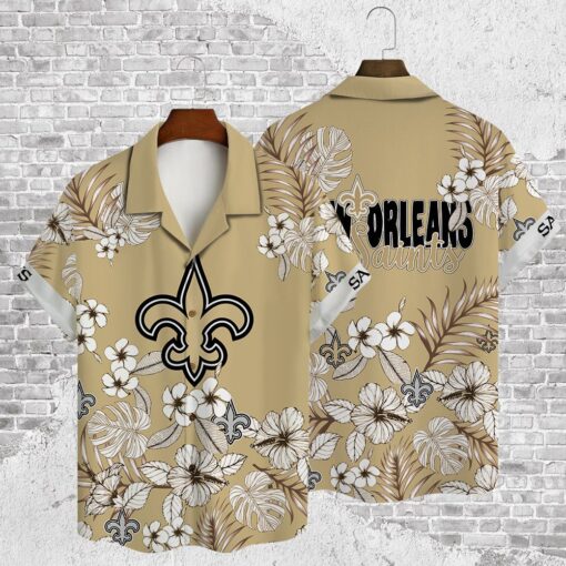 Limited New Orleans Saints Hawaiian Aop Shirt