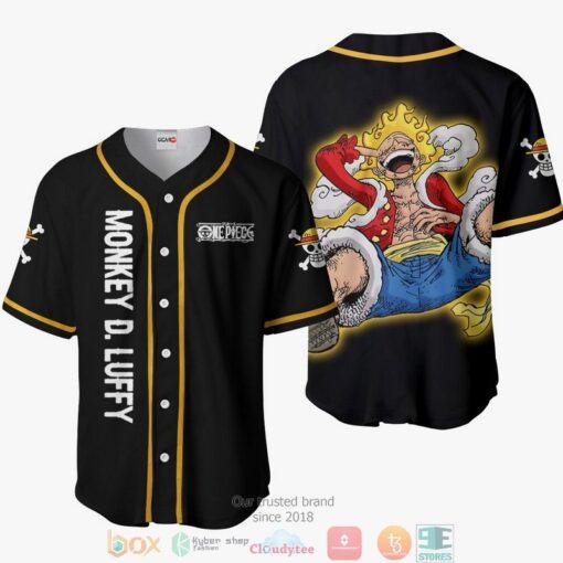 Luffy Gear 5 One Piece custom Baseball Jersey