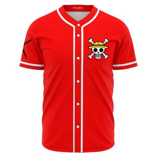 Luffy One Piece Custom Jersey, red edition