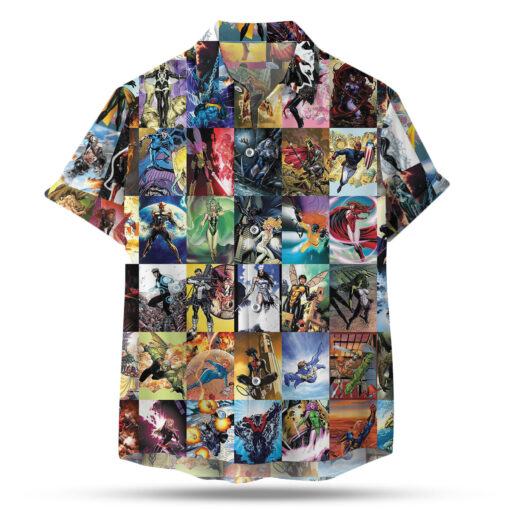 MARVEL COMICS Superhero Hero Hawaiian shirt, shorts