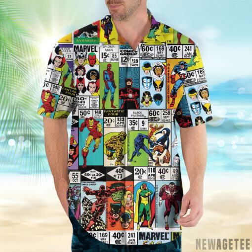 Marvel Comics Corner Box Hawaiian Shirt