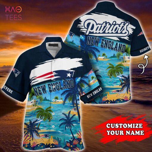 New England Patriots NFL Customized Summer Hawaiian Shirt