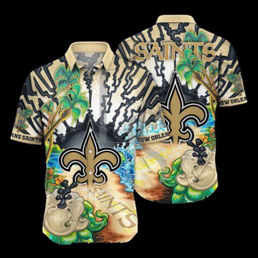 New Orleans Saints Aloha Island Unisex Hawaiian Shirt