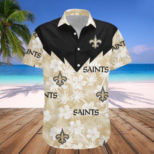 New Orleans Saints Hawaii Shirt Tropical Seamless- NFL