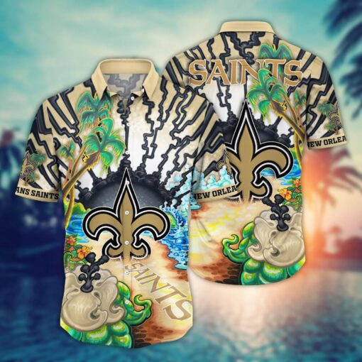 New Orleans Saints NFL Hawaiian Shirt Breaktime Aloha Shirt