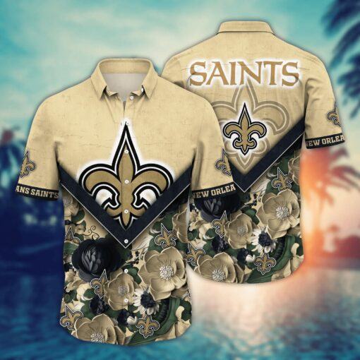 New Orleans Saints NFL Hawaiian Shirt Custom Getaways Aloha Shirt