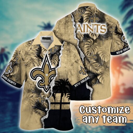 New Orleans Saints NFL Hawaiian Shirt Custom July Aloha Shirt