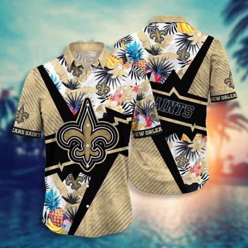 New Orleans Saints NFL Hawaiian Shirt Hammocks Aloha Shirt