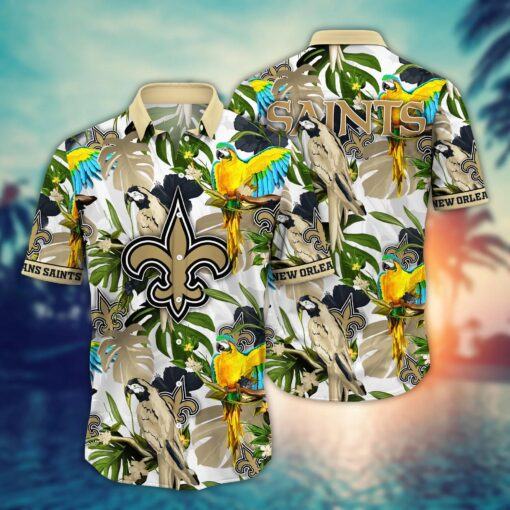 New Orleans Saints NFL Hawaiian Shirt Sandcastlestime Aloha Shirt