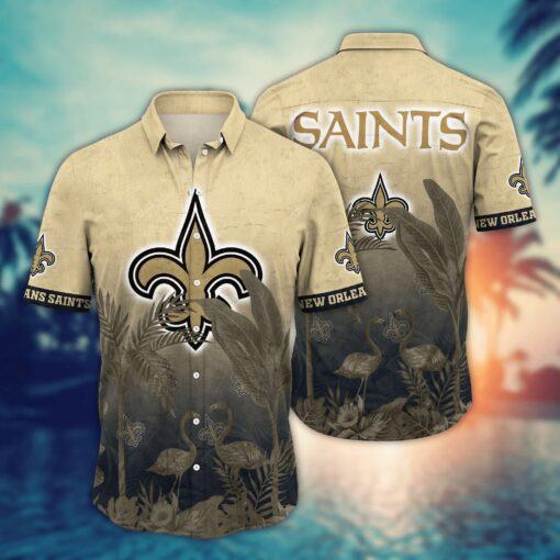 New Orleans Saints NFL Hawaiian Shirt Vacation Timetime Aloha Shirt