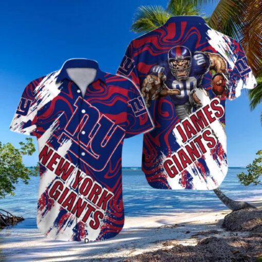 New York Giants NFL Hawaiian Shirt mascot new 2024 DS2
