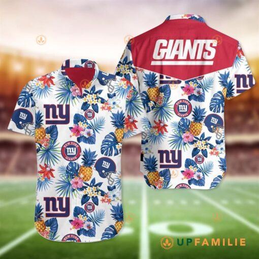 New York Giants NFL Hawaiian Shirt tropical fruits new 2024