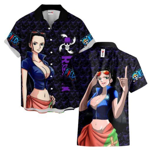 One Piece Hawaiian shirt, Nico Robin Hawaiian Shirt