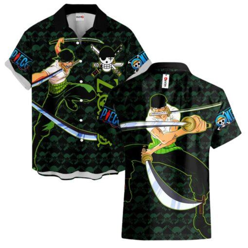 One Piece Hawaiian shirt, Roronoa Zoro Hawaiian Shirt