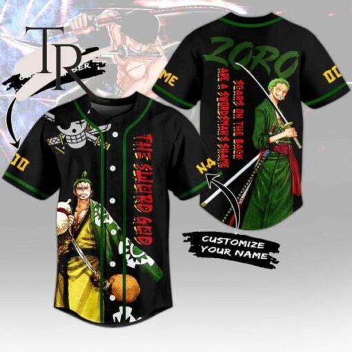 PREMIUM Roronoa Zoro One Piece Custom name Baseball Jersey