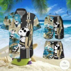 Snoopy Celebrates New Orleans Saints Themed Unique Hawaiian Shirt