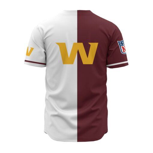 Washington Redskins Personalized Custom Name Baseball Jersey Shirt