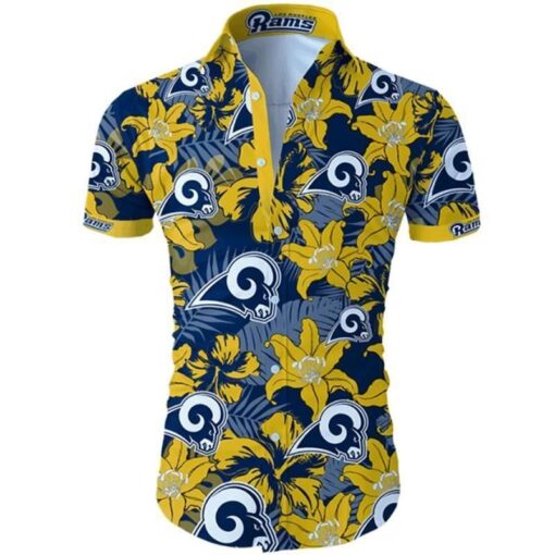 Best Los Angeles Rams Hawaiian Shirt For Awesome Fans