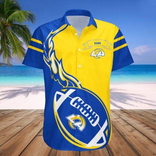 Los Angeles Rams Hawaii Shirt Flame Ball – NFL