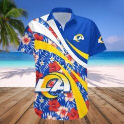 Los Angeles Rams Hawaii Shirt Hibiscus Sport Style – NFL