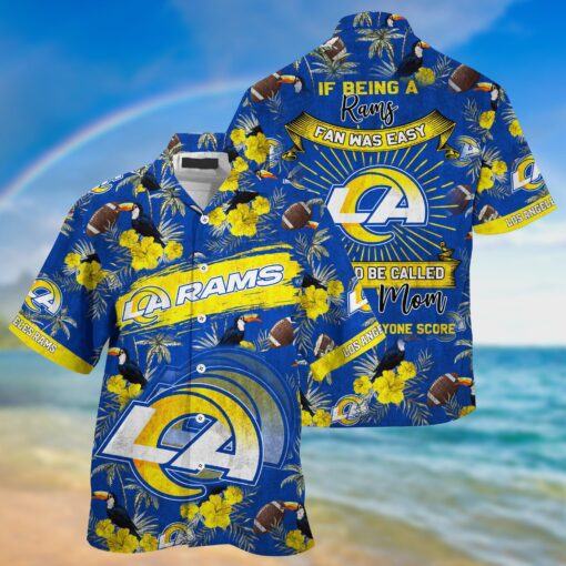 Los Angeles Rams NFL,Aloha Shirt,Vintage Hawaiian Shirts,Hawaiian Shirts For Men,Hawaiian Shirts For Women