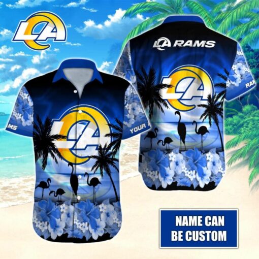 Los Angeles Rams Spirit Aloft in Hawaiian Custom Threads