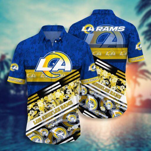 Los Angeles Rams NFL God Hawaiian Shirt Short