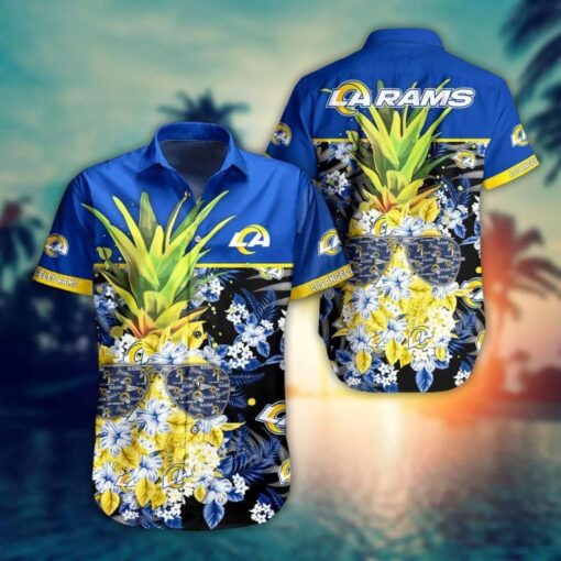 Nfl Los Angeles Rams Tropical Beach Summer Trendy Hawaiian Shirt Aloha Shirt