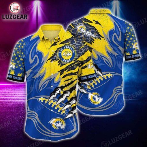 Nfl Los Angeles Rams Baby Yoda Style Hot Trends Summber Trendy Hawaiian Shirt V4 Aloha Shirt