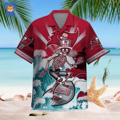 NFL Tampa Bay Buccaneers Grateful Dead Hawaiian Shirt