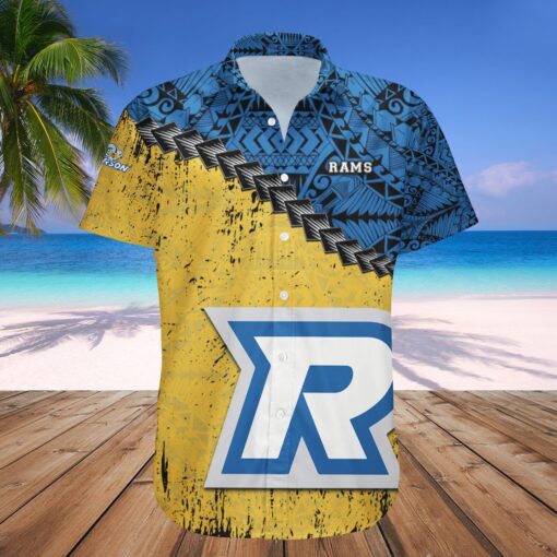 Ryerson Rams Hawaii Shirt Camouflage Vintage , Ca Cis