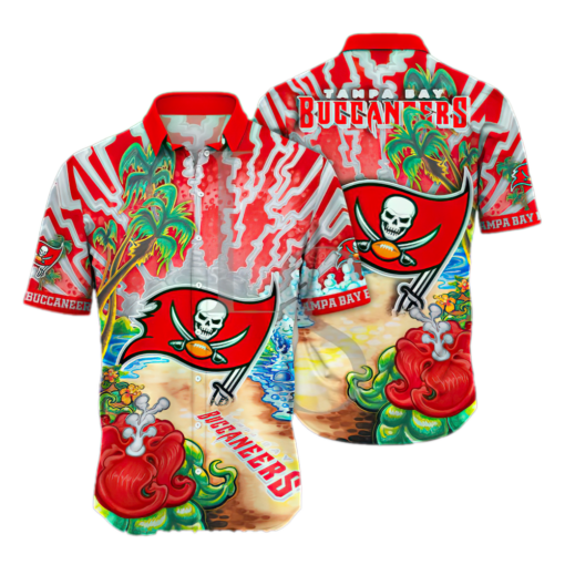 Tampa Bay Buccaneers Aloha Island Unisex Hawaiian Shirt