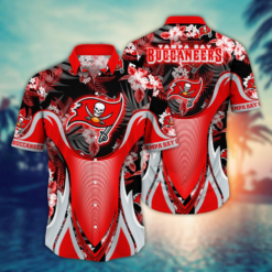 Tampa Bay Buccaneers NFL Hawaiian Shirt Flame Ball