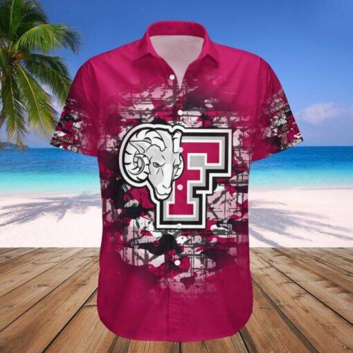 Fordham Rams Hawaii Shirt Camouflage Vintage – NCAA