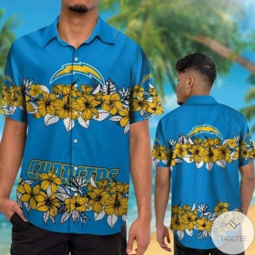 Los Angeles Chargers NFL aloha Hawaiian Shirt