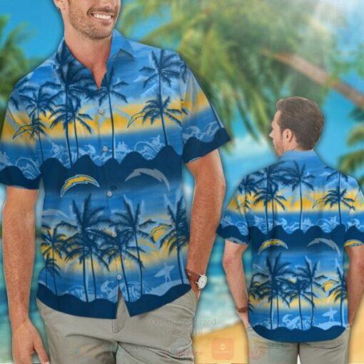 Nfl Los Angeles Chargers Surfer Hawaiian Shirt for fan