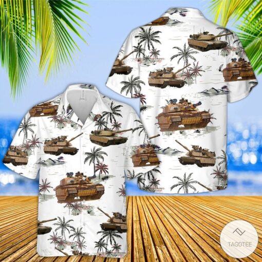 Abrams Military Tank Hawaiian Shirt Unique Style