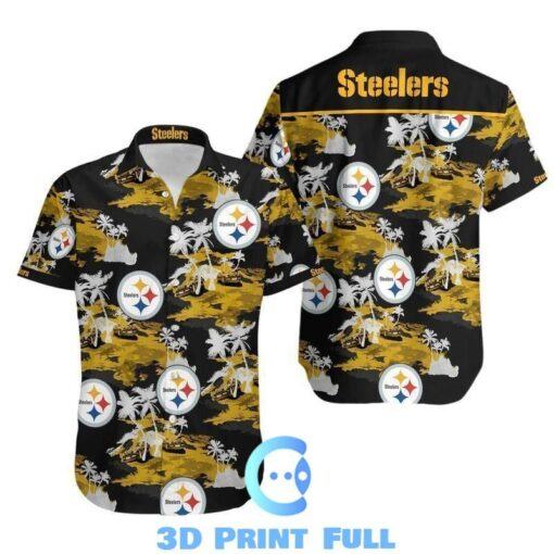 Beach Shirt NFL Pittsburgh Steelers Hawaii All Over Print Shirt Tnt-00415-Hws Combo Beach