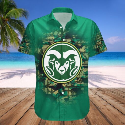 Colorado State Rams Hawaii Shirt Camouflage Vintage ? NCAA