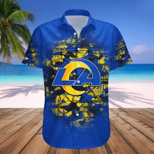 Los Angeles Rams Hawaii Shirt Camouflage Vintage ? NFL