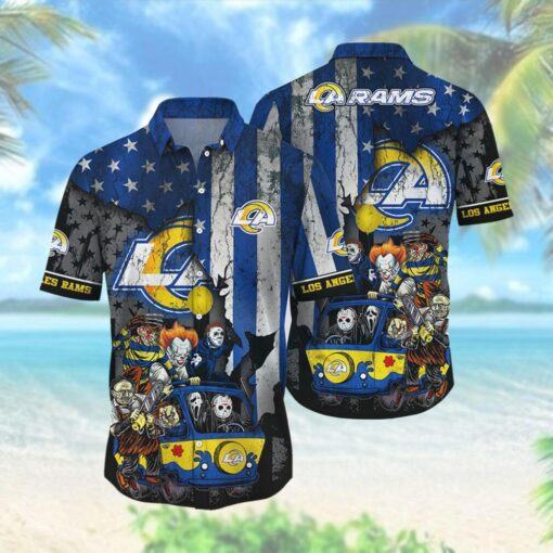 Los Angeles Rams Hawaiian Shirts Style Hot Trending