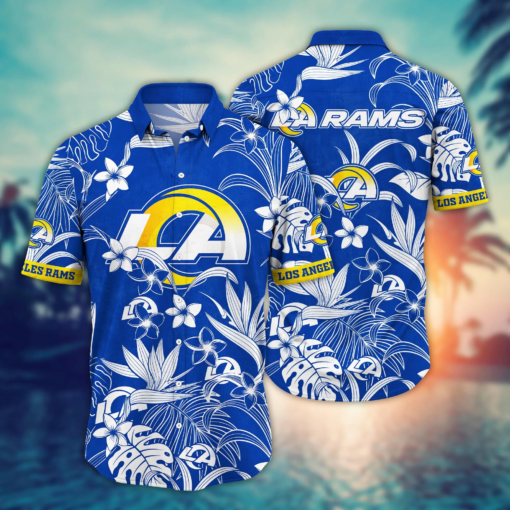 Los Angeles Rams NFL Hawaiian Shirt Ice Cream Seasontime Club Aloha Shirt