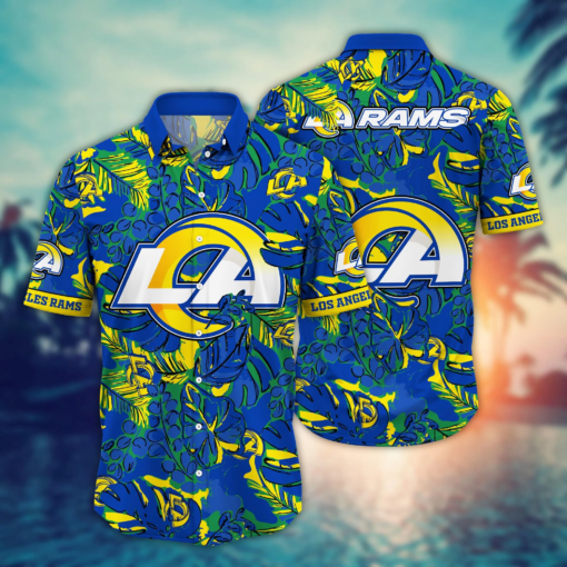 Los Angeles Rams NFL Hawaiian Shirt Sandals Aloha Shirt