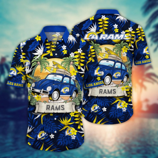 Los Angeles Rams NFL Hawaiian Shirt Sunshinetime Aloha Shirt