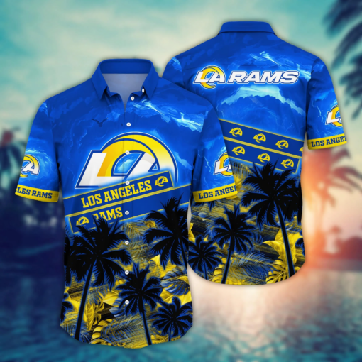 Los Angeles Rams NFL Hawaiian Shirt Vacation Timetime Aloha Shirt