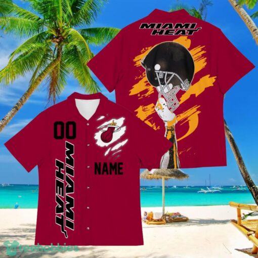 Miami Heat Sports NBA Hawaiian Shirt Custom Name Number