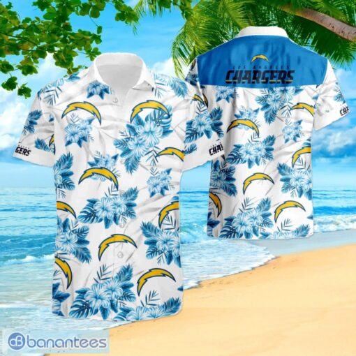 Nfl Los Angeles Chargers Short Sleeve Aloha Hawaiian Shirt Beach Gift